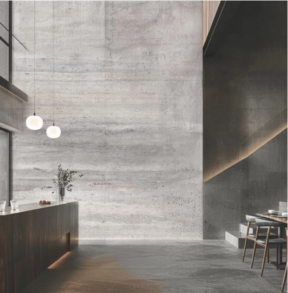 Flexible Travertine Wall and Floor Tiles: Interior & Exterior